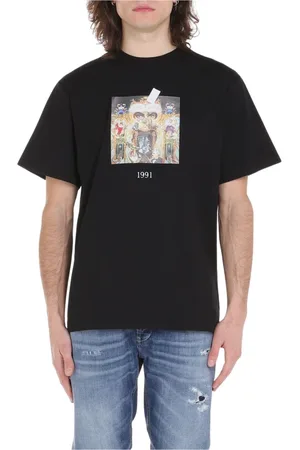 Throwback. Hombre, Camisetas, Negro, Talla: M