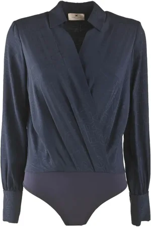 Elisabetta Franchi Mujer, Camisetas, Azul, Talla: M