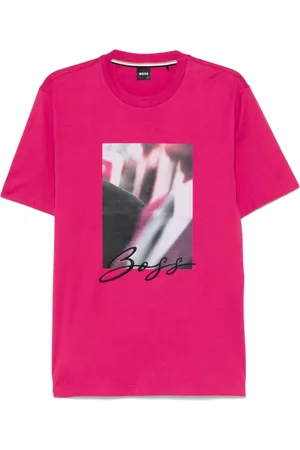 HUGO BOSS Hombre, Camisetas, Rosa, Talla: 3XL