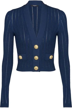 Balmain Mujer, Jerseys, Azul, Talla: L
