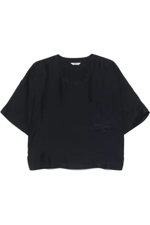 BARENA Mujer, Camisetas, Azul, Talla: S