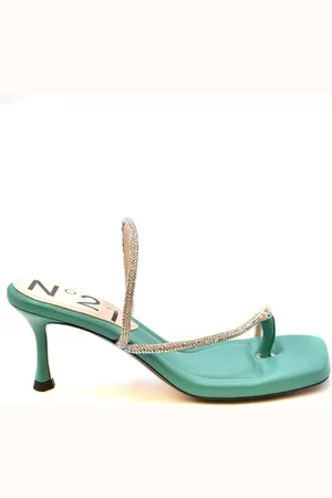 Nº21 Mujer, Zapatos, Verde, Talla: 39 EU