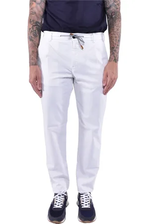 ELEVENTY Hombre, Pantalones, Blanco, Talla: W32