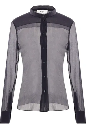 Chloé Mujer, Blusas y Camisas, Azul, Talla: S