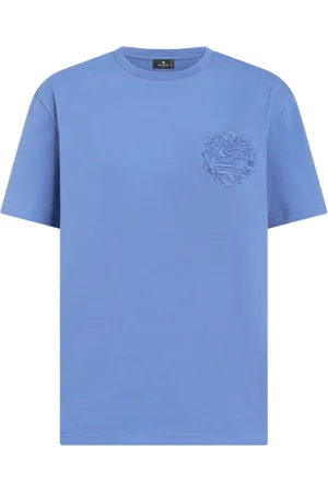 Etro Mujer, Camisetas, Azul, Talla: L
