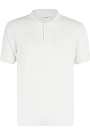 KANGRA CASHMERE Hombre, Camisetas, Blanco, Talla: M