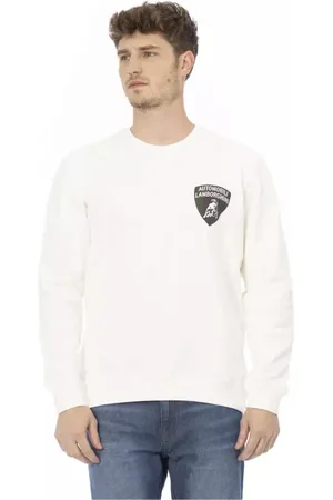 AUTOMOBILI LAMBORGHINI Hombre, Sudaderas, Blanco, Talla: XL
