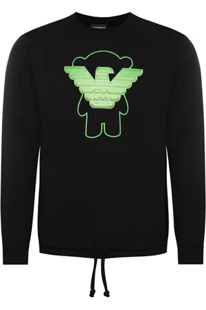Emporio Armani Hombre, Sudaderas, Negro, Talla: XS