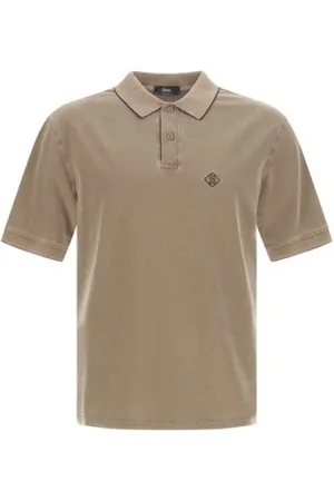 HERNO Hombre, Camisetas, Marrón, Talla: XL