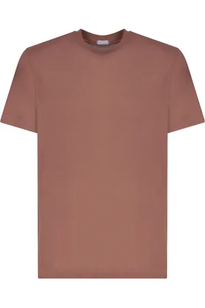 ZANONE Hombre, Camisetas, Marrón, Talla: L