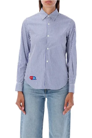 Comme des Garçons Mujer, Blusas y Camisas, Azul, Talla: S