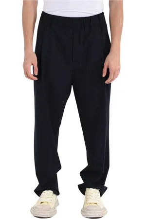 LANEUS Hombre, Pantalones, Azul, Talla: S