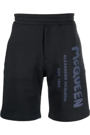 Alexander McQueen Hombre, Pantalones cortos, Azul, Talla: L