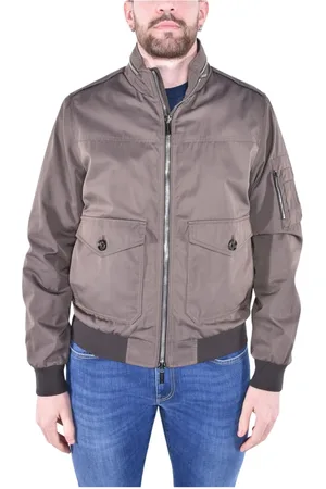 MOORER Hombre, Chaquetas, Marrón, Talla: M