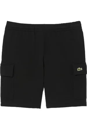 Lacoste Hombre, Pantalones cortos, Negro, Talla: M