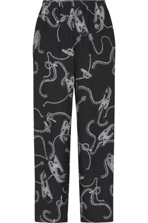Burberry Mujer, Pantalones, Negro, Talla: L