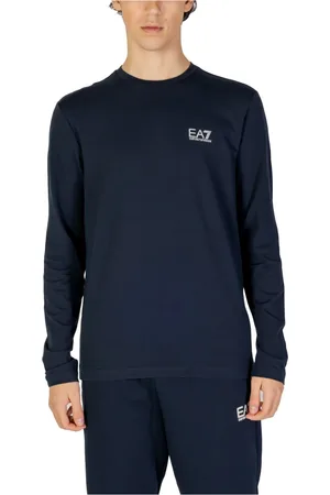 EA7 Hombre, Camisetas, Azul, Talla: S