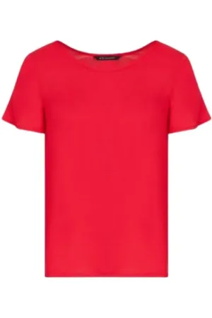 Armani Exchange Mujer, Camisetas, Rojo, Talla: S