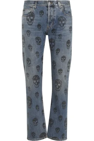 Alexander McQueen Hombre, Vaqueros, Azul, Talla: L