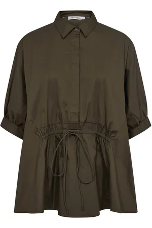 Co`Couture Mujer, Blusas y Camisas, Marrón, Talla: S