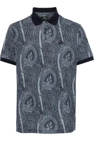 Etro Hombre, Camisetas, Azul, Talla: M
