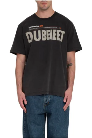 DOUBLET Hombre, Camisetas, Negro, Talla: M