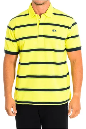 La Martina Hombre, Camisetas, Amarillo, Talla: S