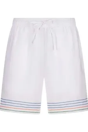 Casablanca Hombre, Pantalones cortos, Blanco, Talla: S