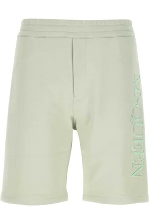 Alexander McQueen Hombre, Pantalones cortos, Verde, Talla: S