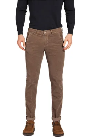 Masons Hombre, Pantalones, Marrón, Talla: 3XL