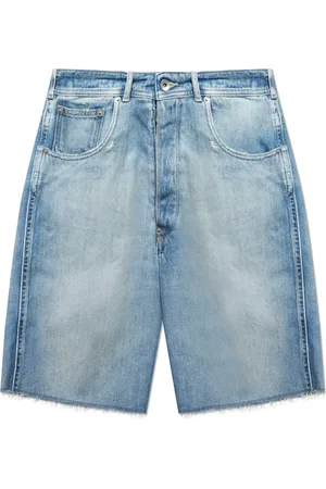 Maison Margiela Hombre, Pantalones cortos, Azul, Talla: W30