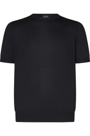 DRUMOHR Hombre, Camisetas, Negro, Talla: L