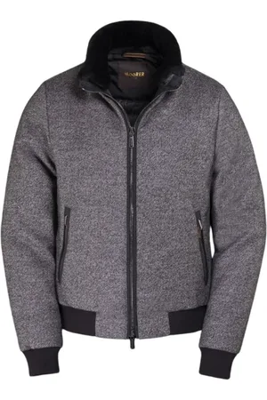 MOORER Hombre, Chaquetas, Gris, Talla: L