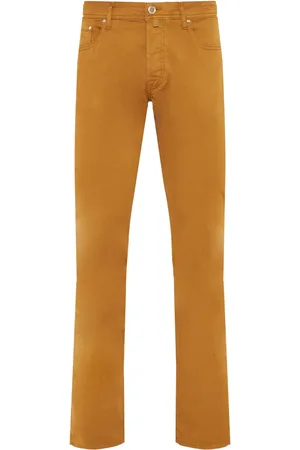 Jacob Cohen Hombre, Vaqueros, Naranja, Talla: W33