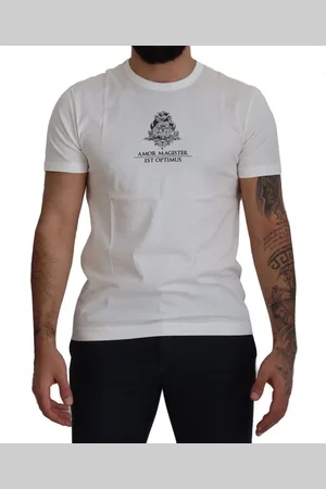 Dolce & Gabbana Hombre, Camisetas, Blanco, Talla: S