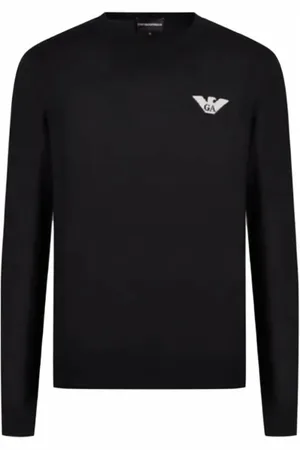 Emporio Armani Hombre, Sudaderas, Negro, Talla: XL