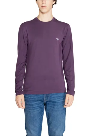 Emporio Armani Hombre, Camisetas, Púrpura, Talla: M