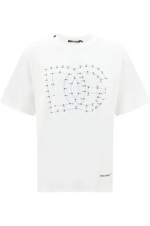 Dolce & Gabbana Hombre, Camisetas, Blanco, Talla: L