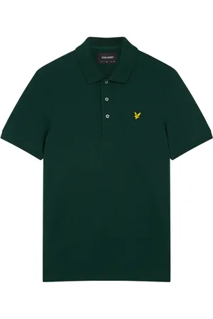 Lyle & Scott Hombre, Camisetas, Verde, Talla: M