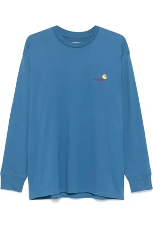 Carhartt Hombre, Camisetas, Azul, Talla: M