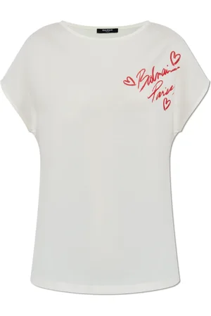 Balmain Mujer, Camisetas, Blanco, Talla: M
