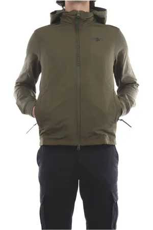 Aeronautica Militare Hombre, Chaquetas, Verde, Talla: M