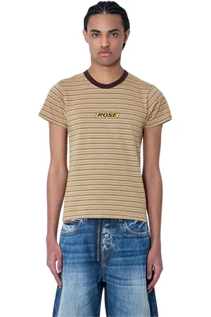 MARTINE ROSE Hombre, Camisetas, Marrón, Talla: S