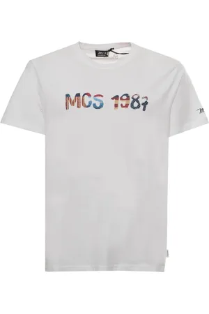 MCS Hombre, Camisetas, Blanco, Talla: L