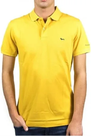 HARMONT&BLAINE Hombre, Camisetas, Amarillo, Talla: M