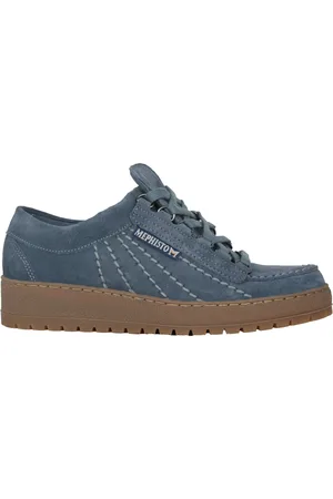 Mephisto Hombre, Zapatos, Azul, Talla: 38 EU