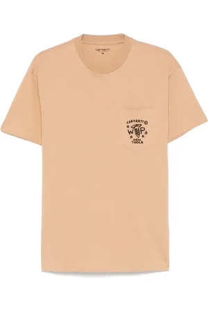 Carhartt Hombre, Camisetas, Marrón, Talla: L
