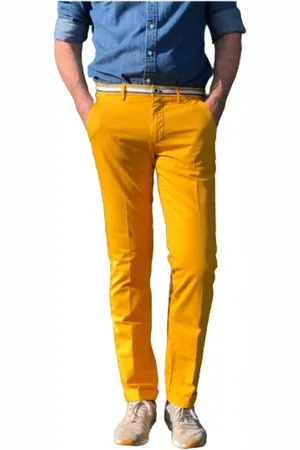 Masons Hombre, Pantalones, Amarillo, Talla: L