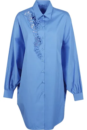 ERMANNO SCERVINO Mujer, Blusas y Camisas, Azul, Talla: S