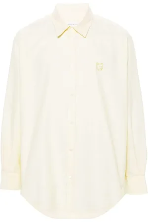 Maison Kitsuné Hombre, Camisas, Amarillo, Talla: M
